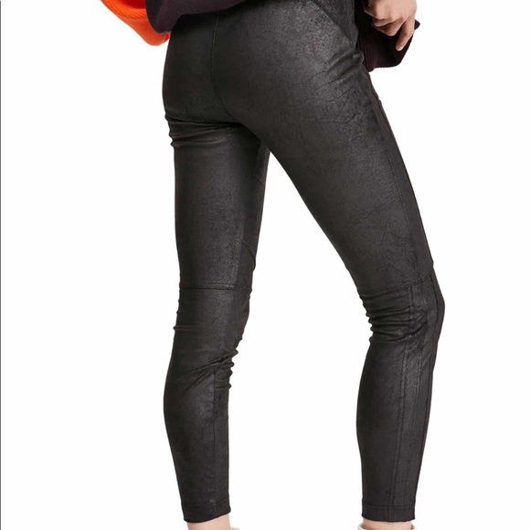 Free People Midnight Vegan Suede Leggings - Picture 7 of 15